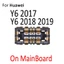 2 Cái\ lốc Nội Tuyến FPC Pin Kết Nối Liên Hệ Giá Đỡ Cho HuaWei Y5 Lite Y6 Pro Prime 2017 2018 2019 Trên Bo Mạch Chủ Cáp Mềm Thay Thế Các Bộ Phận