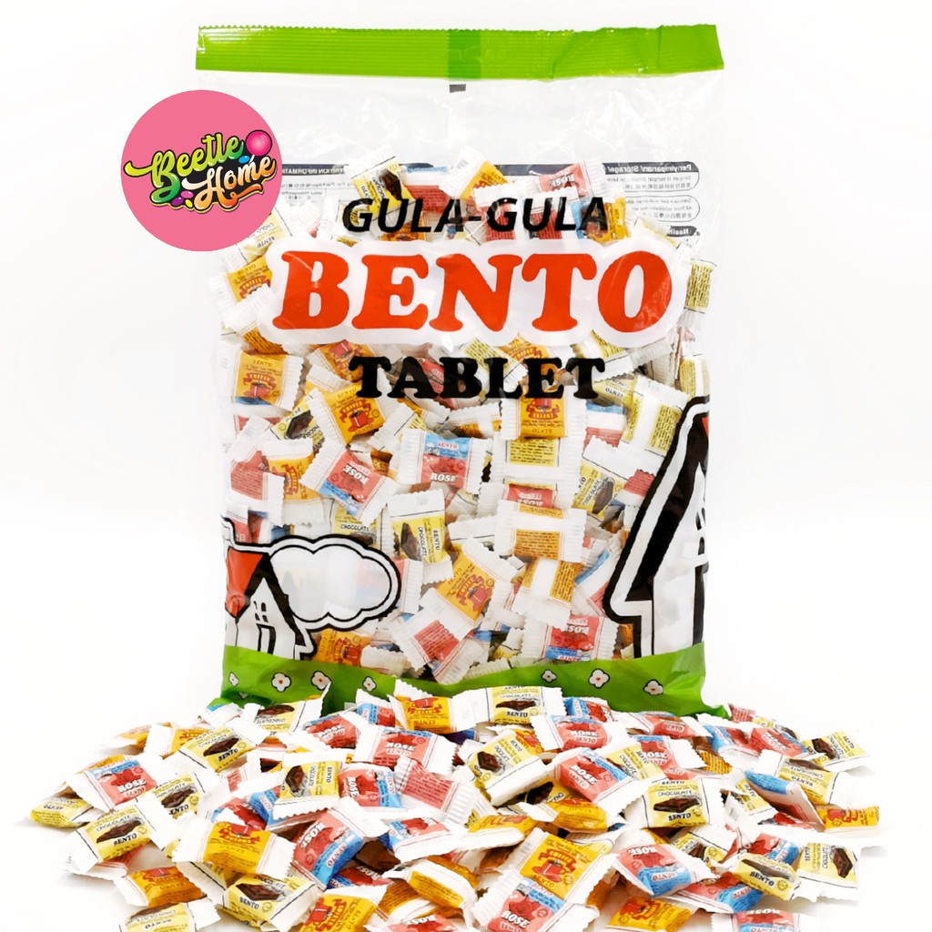 Bento Tablet Milk Candy 1kg Gula Gula Susa Halal Snack Shopee Việt Nam 2864