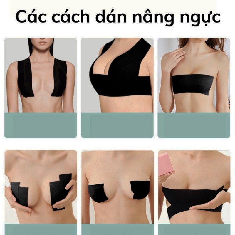 Miếng dán nâng ngực cho nữ UNDERCOOL cuộn dán ngực vô hình tiện dụng tạo được nhiều kiểu nâng ngực đa năng-144 DT05
