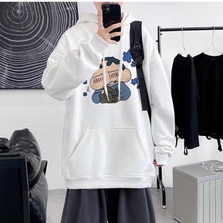 Áo Sweater Nam Nu Cổ Tròn Form Rộng, Áo sweater nỉ unisex Áo len trùm đầu hoạt hình shin-chan nhỏ tươi mới của Nhật Bản
