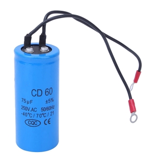 [Iuxishop]Tụ Điện Cd60 Ac 75uf 250v 75mfd Hvac Chuyên Dụng