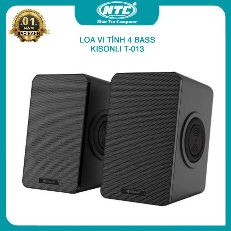 Loa vi tính 2.0 Kisonli T-013 tích hợp 4 BASS - thiết kế (nhiều ...