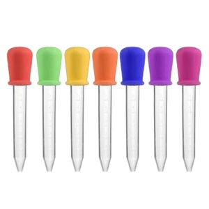 Ống nhỏ giọt 5ml bằng silicone cho bé ăn dặm/uống thuốc