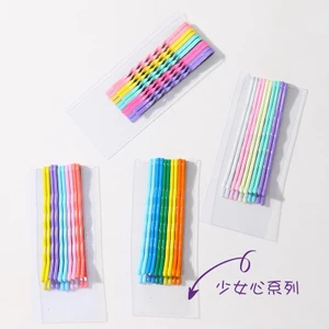Kẹp tóc tăm xoắn ốc pastel set 10 5cm
