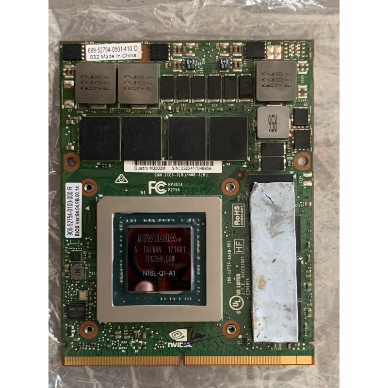 nVIDIA Quadro M3000M Card ho laptop m y tr m M7710 ZBook 17