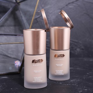 Bộ Phấn Nền Che Khuyết Điểm Dạng Lỏng 2 Trong 1 Chống Thấm Nước Kiềm Dầu NO.5334 Thương Hiệu NOVO
