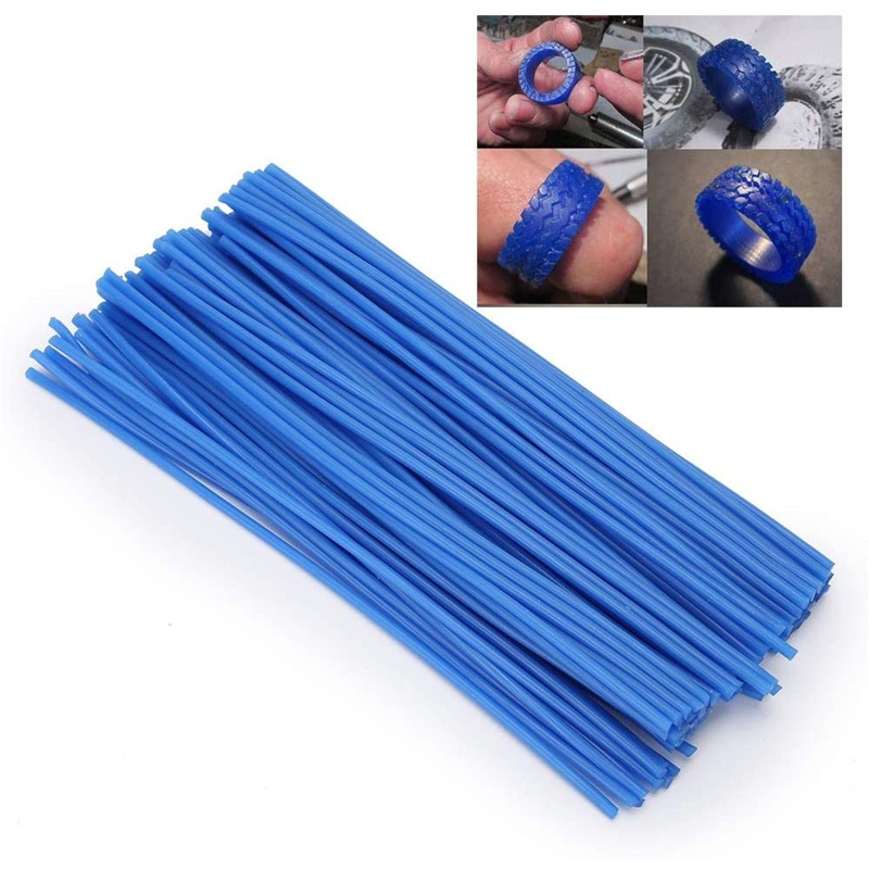 Bộ dây sáp đúc mặt trăng 2.5mm màu xanh, dùng để tạo hoa văn trang sức
