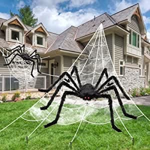 Con Nhện nhung halloween trang trí lễ hội hóa trang chất nhung màu giống thật