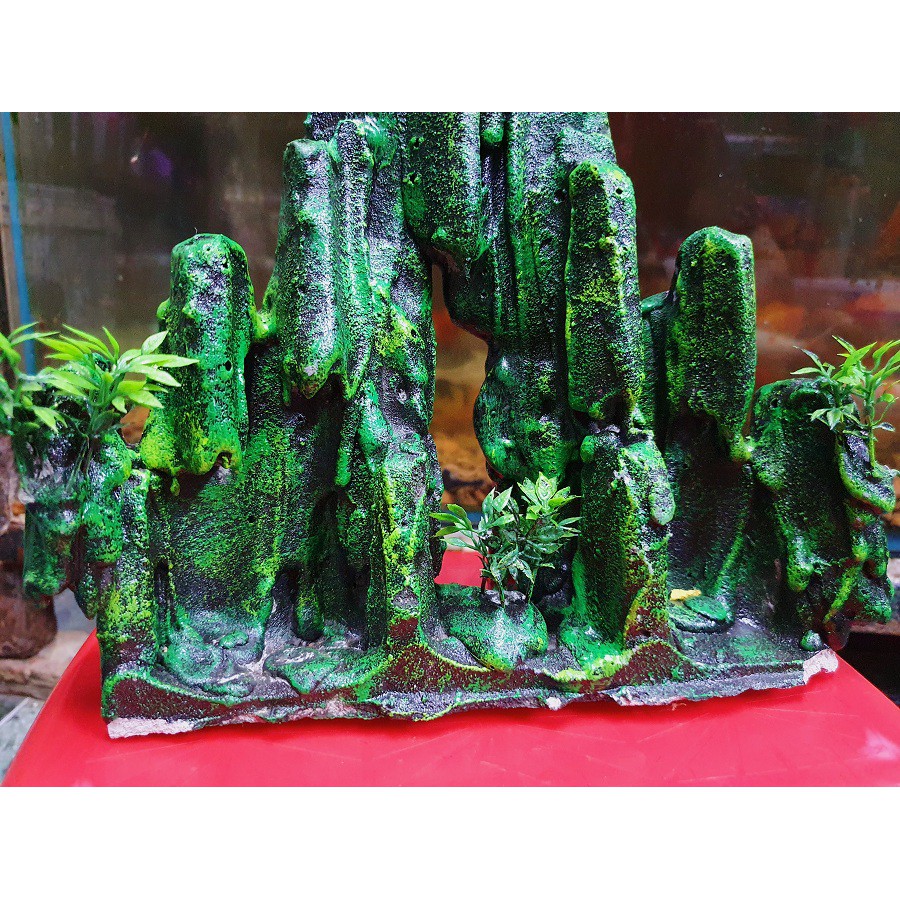 THÁC TRANG TRÍ HỒ CÁ NON BỘ 22X4X22CM (MÀU NGẪU NHIÊN)