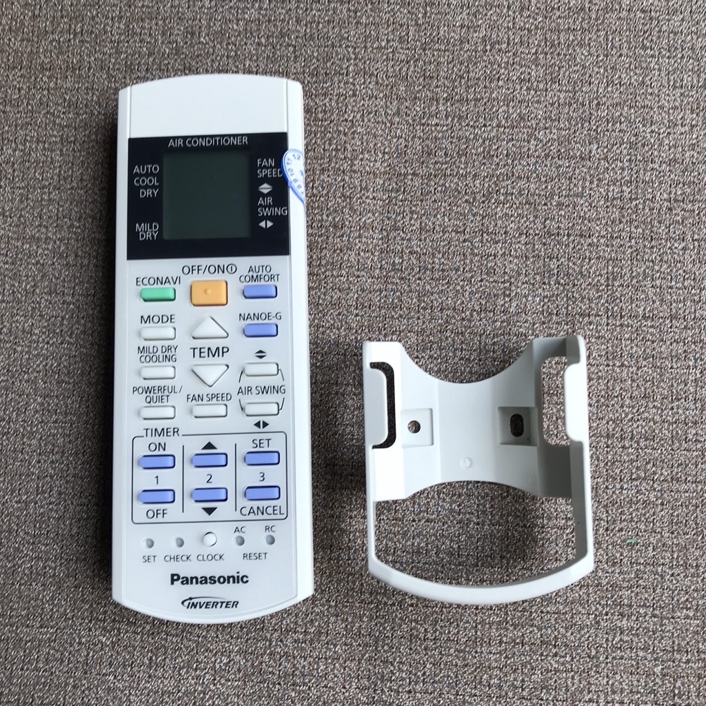 Điều khiển điều hòa panasonic econavi loại nhỏ, Remote máy lanh panasonic hàng chính hãng malaysia, Bảo hành 12 tháng