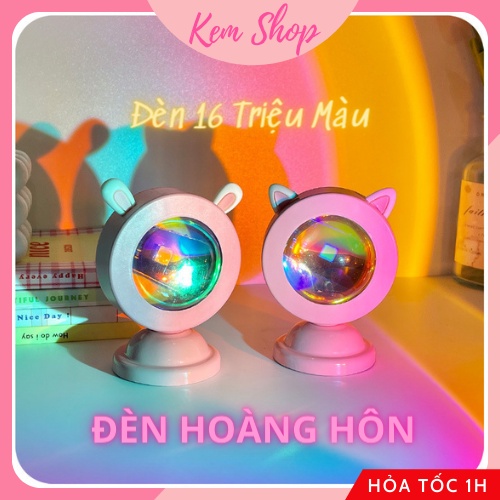 Đèn Hoàng Hôn Sunset Lamp 16 Triệu Màu Mini Hot Tiktok - K92
