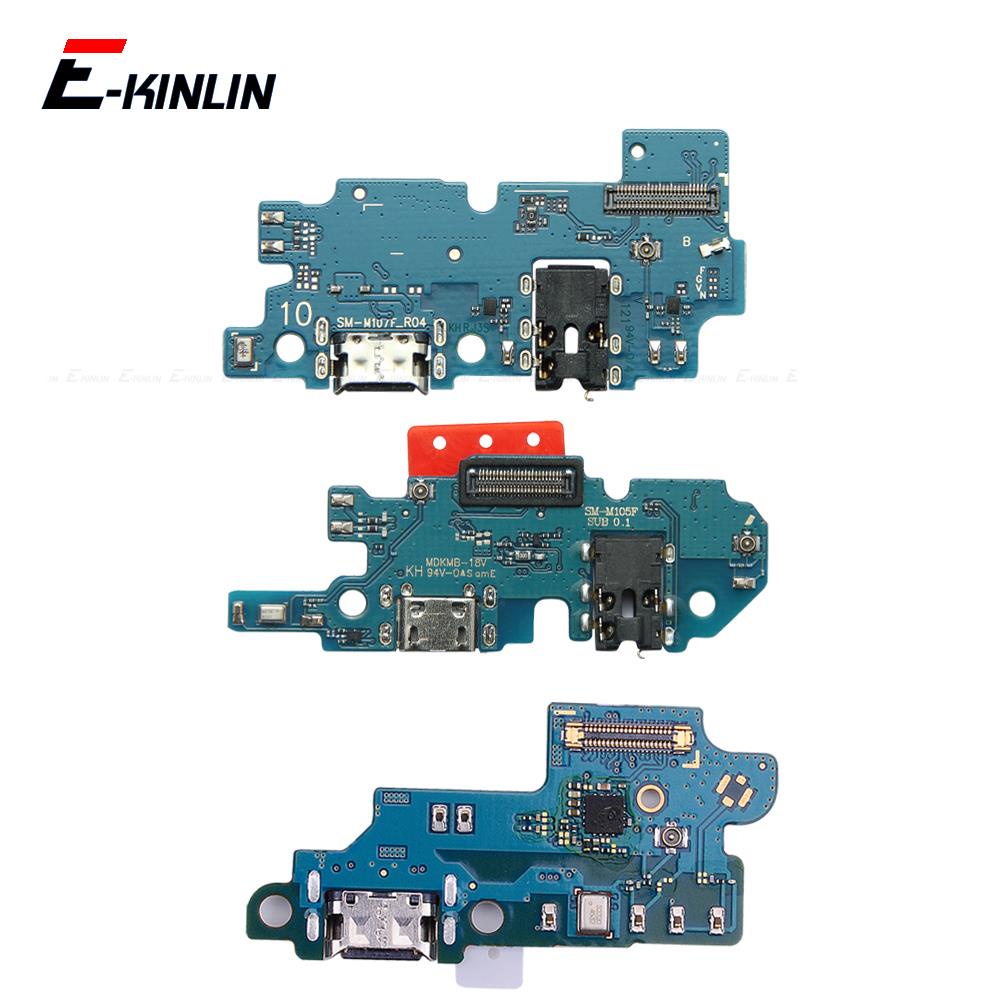 Đế sạc nguồn Cổng sạc USB Bảng cắm có Mic Flex cho Samsung Galaxy M10 M20 M30 M40 M01s M02s M10s M21s M30s M31s Thay thế các bộ phận