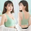 PCF * Áo ngực nâng ngực bằng lụa băng thoáng khí cho nữ Đồ lót ngủ mỏng