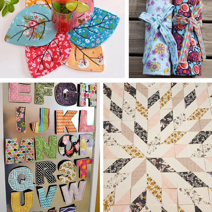 Vải Cotton In Vải May Quilting Vải Cho Chắp Vá Kim Vá DIY Handmade Phụ Kiện 7 Cái / lốc T7866