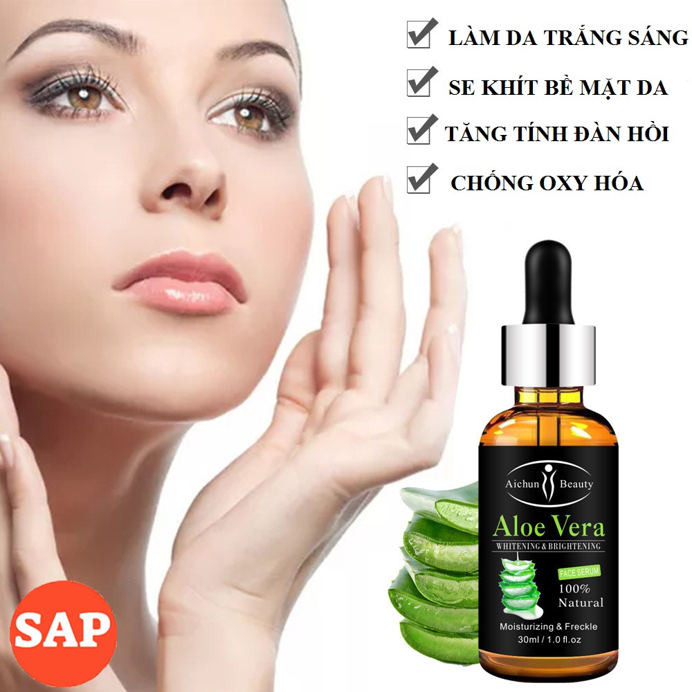 Tinh Chất Dưỡng Trắng Da Nha Đam Aloe Vera Oil 100% Từ Thiên Nhiên