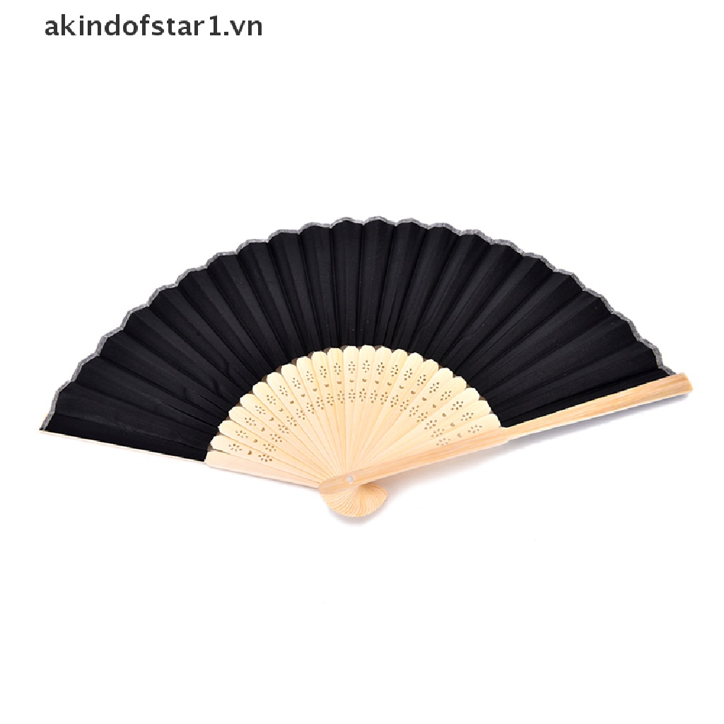 Quạt tre cầm tay thiết kế kiểu Trung Hoa 1m 1