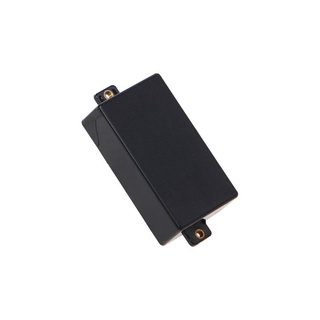 Charmantcc1 Guitar Pickup Cover Nhựa Matte Pickup Cover Màu Đen Điện Pickup Cover với Hạt Đồng Tai Vỏ Guitar