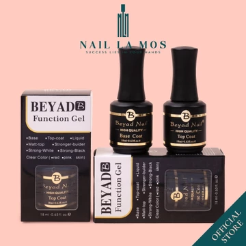 Base top Beyad chính hãng - sơn gel liên kết và top phủ rất bền và bóng 18ml