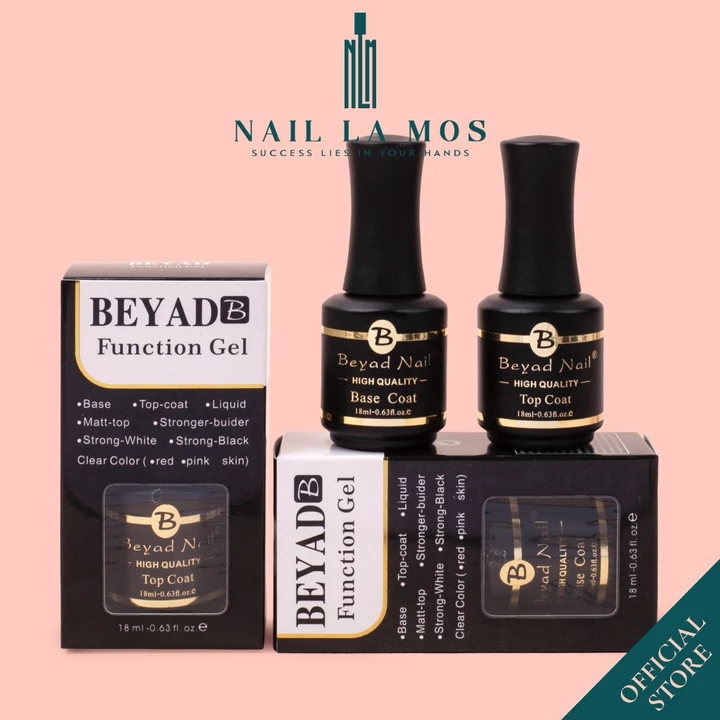Base top Beyad chính hãng - sơn gel liên kết và top phủ rất bền và bóng 18ml