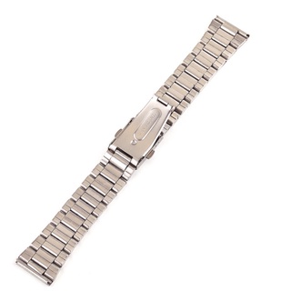 Dây Đồng Hồ Thay Thế Bằng Thép Không Gỉ 18mm / 20mm / 22mm / 24mm Màu Đen / Bạc Cho Nam Và Nữ