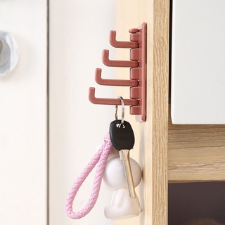 SET 2 Móc xoay 4 chấu treo đồ dán tường đa năng, treo chìa khóa ,vật dụng cá nhân tiện lợi 88119