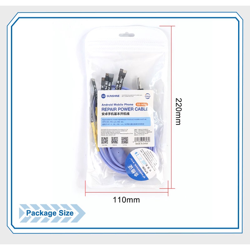 Dành Cho Điện Thoại Android DC Nguồn Kiểm Tra Sửa Chữa Cáp iBoot Line SS-905F Dụng Cụ Cầm Tay