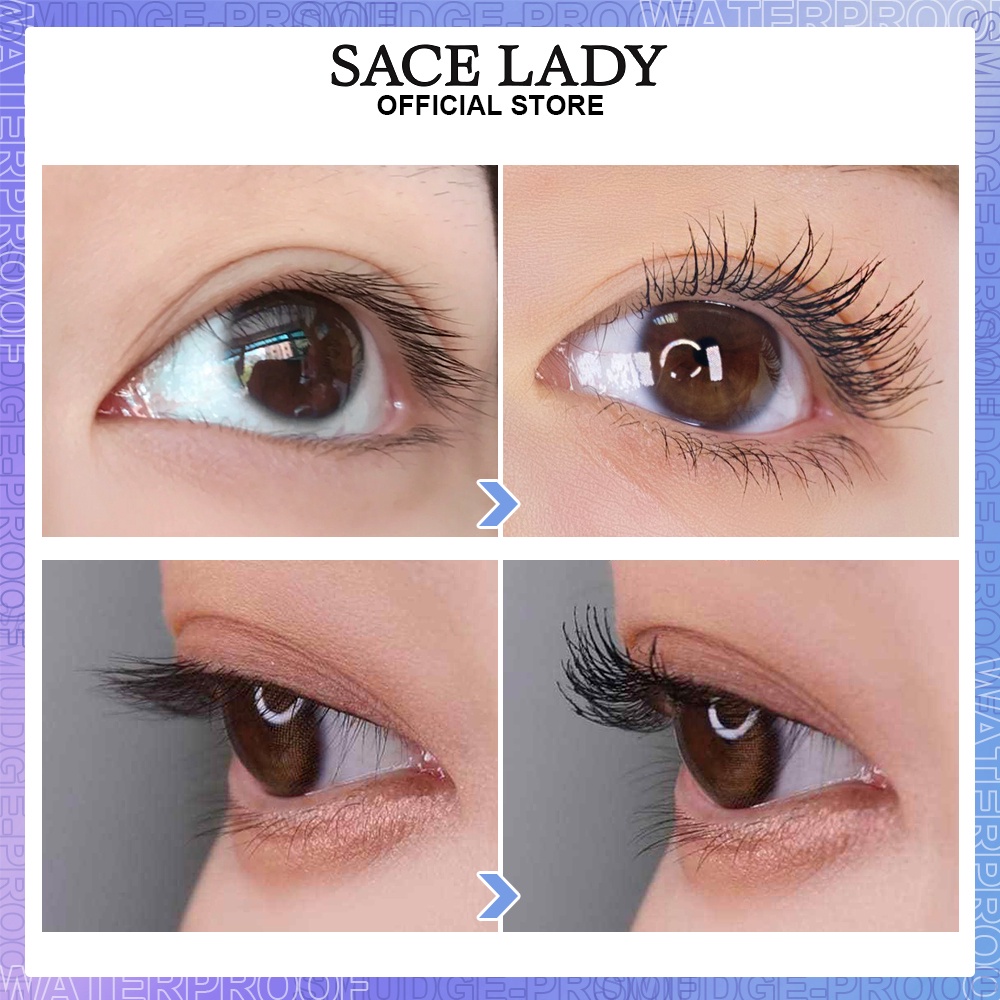 Mascara SACE LADY Chống Nước Chống Nhòe Chuyên 6g