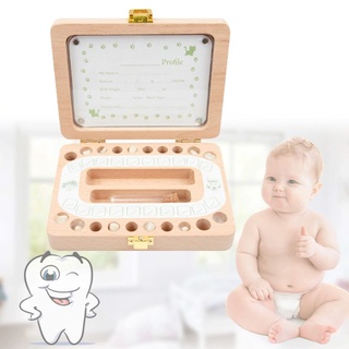 DE Organizer Lưu trữ răng sữa Khung ảnh Hộp răng rụng tóc cho thai nhi