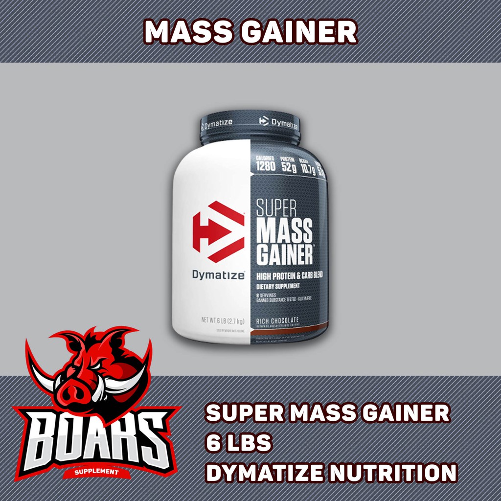 Dymatize Super Mass Gainer (6Lbs/2.7Kg) - Bột Sữa Protein Carb Dạng Bột Chất Lượng