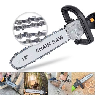 [ LOẠI XỊN ] Lưỡi cưa xích gắn máy mài - Bộ chuyển đổi máy mài thành máy cưa - Cắt gỗ - Cắt cành - Có bình dầu tự động