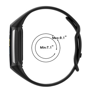 Dây đeo đồng hồ thể thao cho Fitbit Charge 5 6 Dây đeo đồng hồ thông minh Dây đeo cổ tay Silicon cao cấp Theo dõi sức khỏe