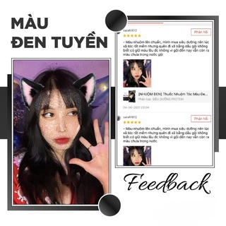 Thuốc Nhuộm Tóc Màu Đen Tự  Nhiên | Đen Tuyền | Lên Từ Mọi Nền Tóc 100G- Khanh.Color
