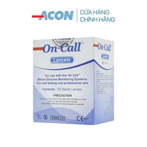 Kim đo đường huyết Acon On-call 100 kim / hộp - Sử dụng an toàn
