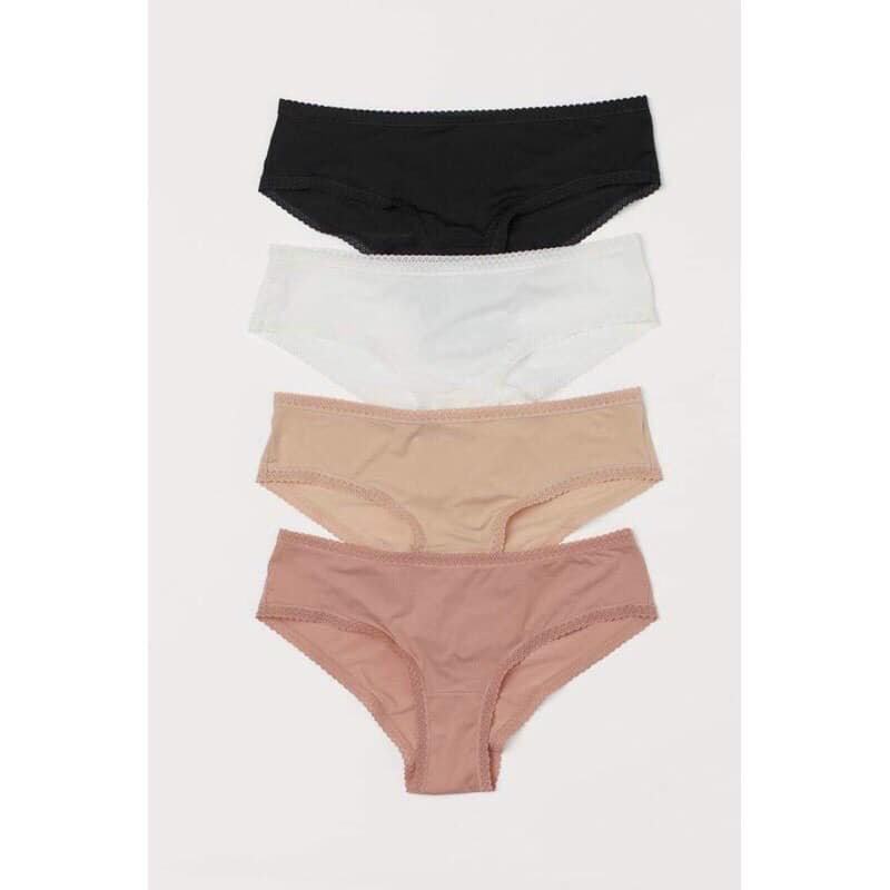 SET QUẦN LÓT NỮ H&M HIPSTER BRIEF 100% COTTON CHÍNH HÃNG