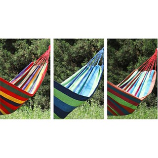 Võng Du Lịch Sợi Vải Đan Canvas Size 190Cm - Võng Nhiều Màu Cắm Trại, Dã Ngoại, Gấp Gọn (Kèm Túi, Dây)