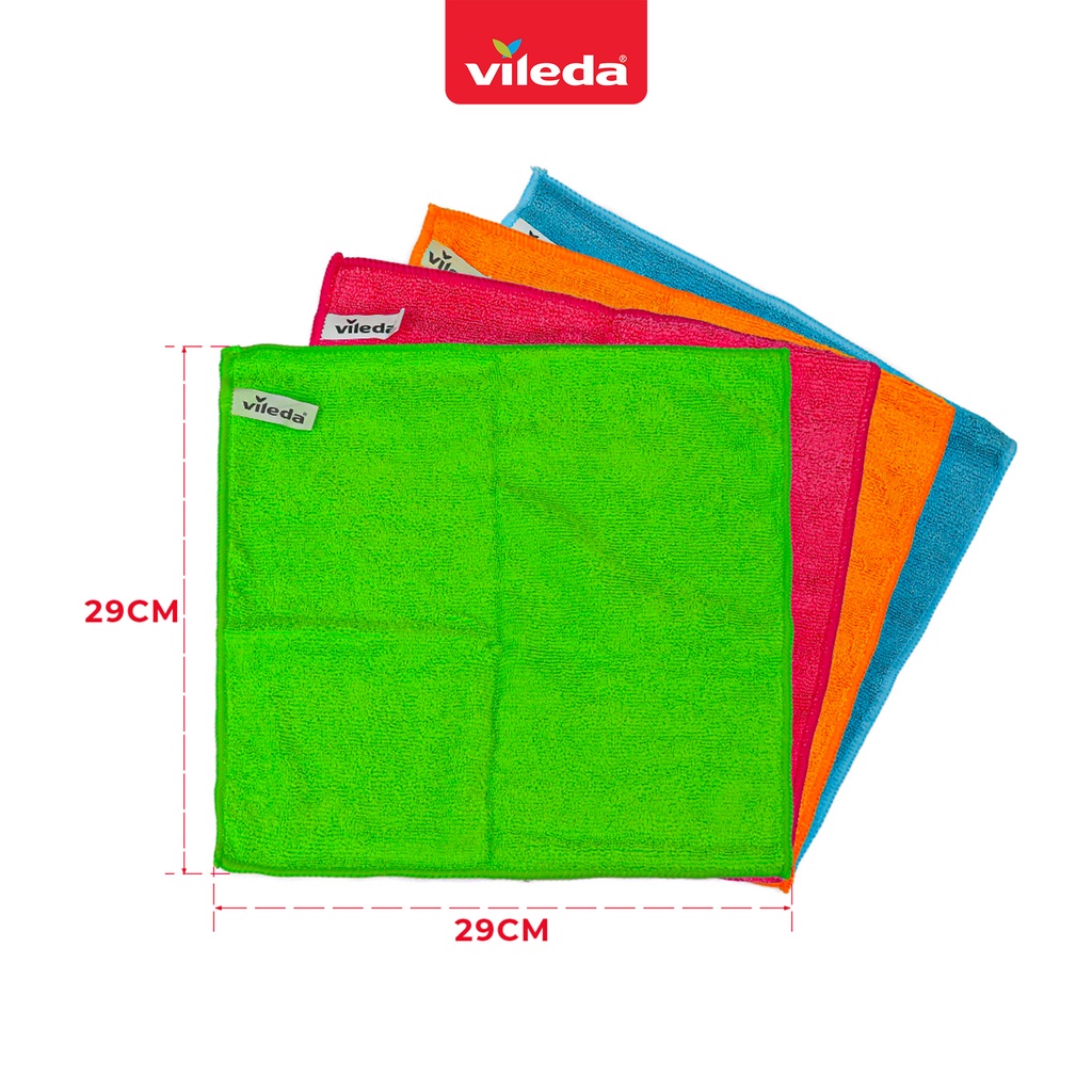 Ảnh Khăn lau đa năng VILEDA set 4 chiếc một gói 4