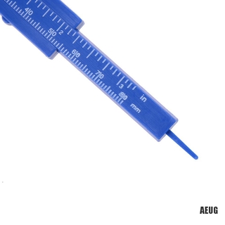 [Aiu] Dụng cụ đo thước đo thước đo Vernier trượt bằng nhựa 80mm