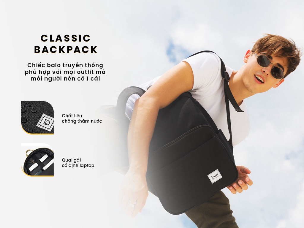 Mô tả Balo DIM Classic Backpack - 2