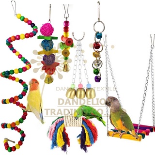 [DELION] Bộ đồ chơi vẹt 7 / đồ chơi chim thú cưng Đồ chơi giáo dục / đồ chơi vẹt / sản phẩm chim / đồ chơi cắn vẹt / đồ chơi chim