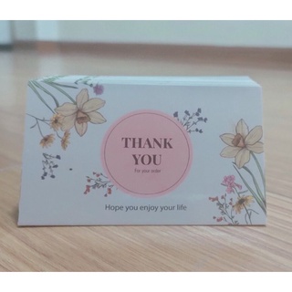 Thẻ Cảm ơn - Card Thank you 50 cái/sét (10*6cm)
