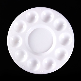 Paint Palette Tray Round Plastic Watercolor Mixing Palette DIY Craft Art Supply