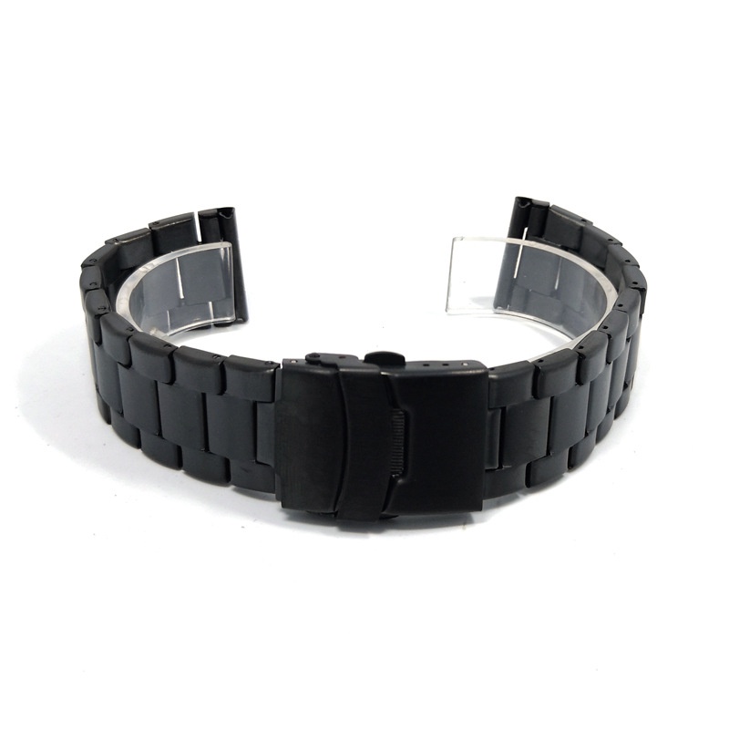 Diver Thép Không Gỉ Dây Đeo Đồng Hồ 20 Mm 22 Mm Ba Hạt Flat End Lặn Đồng Hồ Vòng Tay Cho Nam Nữ Dây Đeo Đồng Hồ Kim Loại Dây Đeo Tay