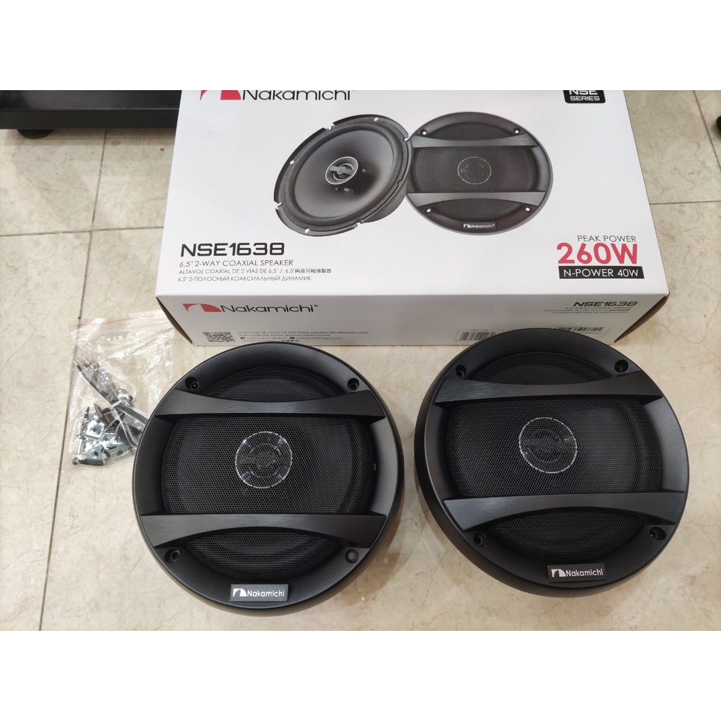 Loa Cánh Đồng Trục Nakamichi NSE 1638 6,5 ”(16,5cm) 40W gồm 2 loa cánh ...