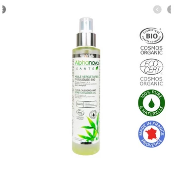 Dầu dưỡng chống trị rạn da hữu cơ Alphanova 100ml