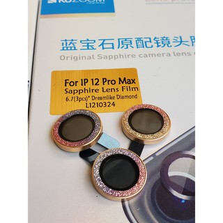 Kính LENS KuZoom nhũ 7 mầu DREAMLIKE DIAMON cho iP 11 -> 14 ProMax (6.7)