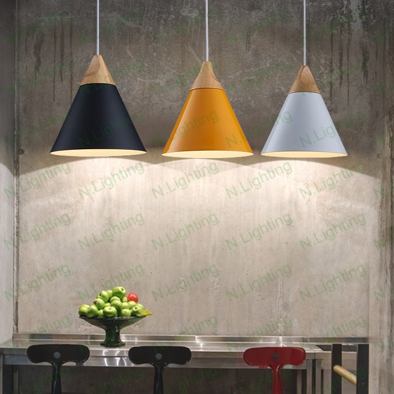 Bộ 3 đèn thả trang trí bàn ăn, phòng khách, quán cafe, shop phong cách hiện đại (giá gồm bóng đèn)