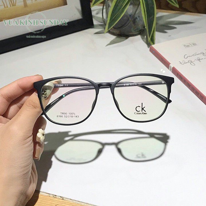 Kính cận nhựa dẻo dáng oval CKC V122