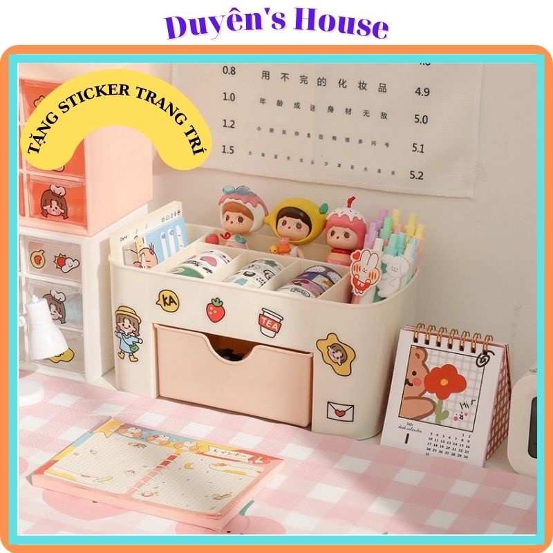 [TẶNG STICKER TRANG TRÍ] Kệ Mỹ Phẩm Mini, Kệ Đựng Phụ Kiện, Đồ Dùng Học ...