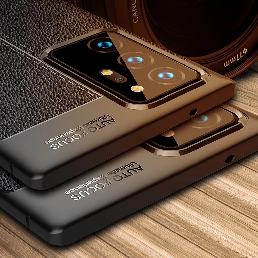 Dành Cho Samsung Galaxy Note 20 Ultra Slim TPU Da Họa Tiết Bao Da Chống Trầy Xước Chống Sốc