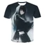 SY3 Anime Demon Slayer Áo Thun Nữ Tay Ngắn Unisex Áo Kimetsu no Yaiba Thường Ngày Rời Graphic Tee Áo Sơ Mi 3D In YS3